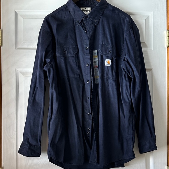 Carhartt Other - Carhartt Dark Blue Work Shirt